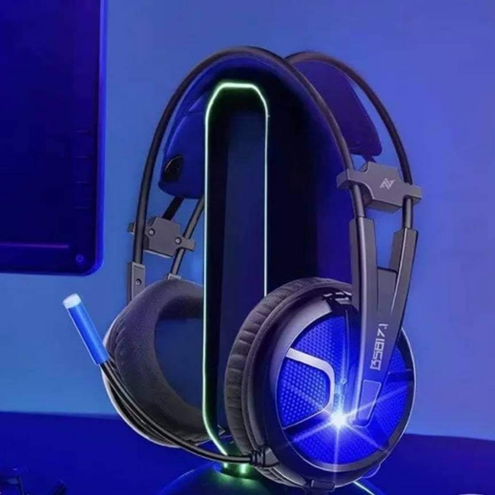 Abkoncore USB light headset, blue led, good sound